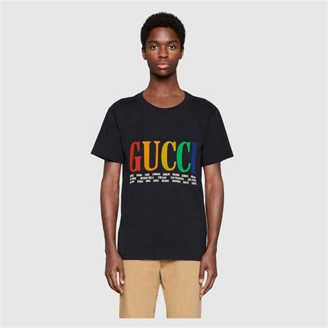 oversize t shirt with gucci cities|Gucci washed t shirt.